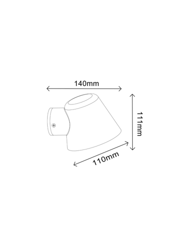 SKOPA1 - SKOPA Exterior Glass Diffuser Flat Top SKOPA1
