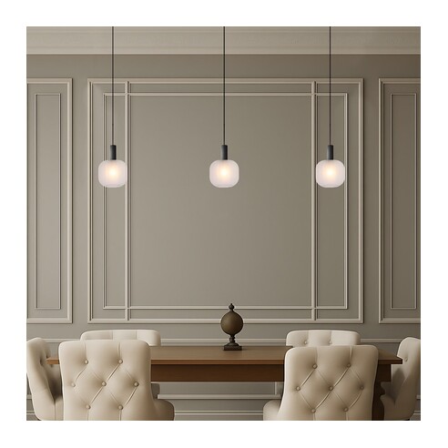 AOSTA PE20-BKFR - 20cm Pendant - BlackAOSTA PE20-BKFR