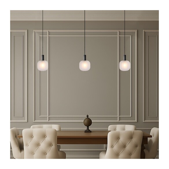 AOSTA PE20-BKFR - 20cm Pendant - BlackAOSTA PE20-BKFR