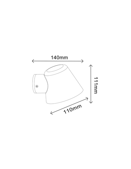 SKOPA2 - SKOPA Exterior Glass Diffuser Flat Top SKOPA2