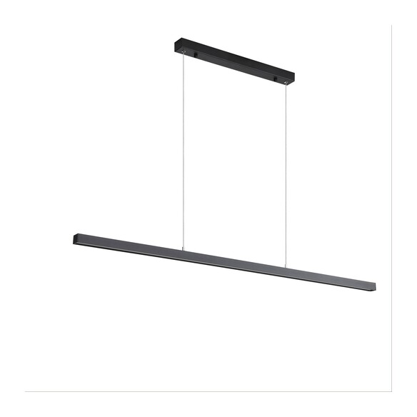 OL60625/1200BK - SHARD 1200mm 24W CCT LED Slimline Black Pendant