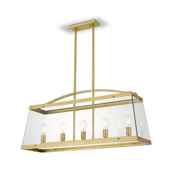 C COLAIR PE5-BRS - Colair 5 Lights Solid Brass