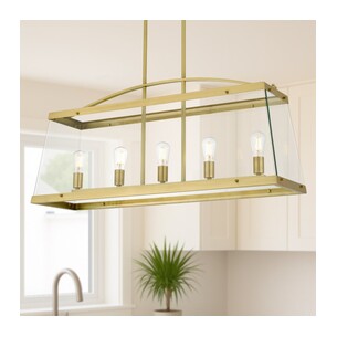 C COLAIR PE5-BRS - Colair 5 Lights Solid BrassC COLAIR PE5-BRS 2