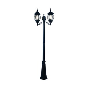 OL7669/2BK - HIGHGATE Twin Black IP44 E27 212cm Traditional OL7669/2BK 2