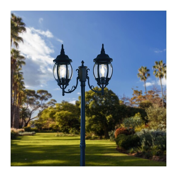 OL7669/2BK - HIGHGATE Twin Black IP44 E27 212cm OL7669/2BK
