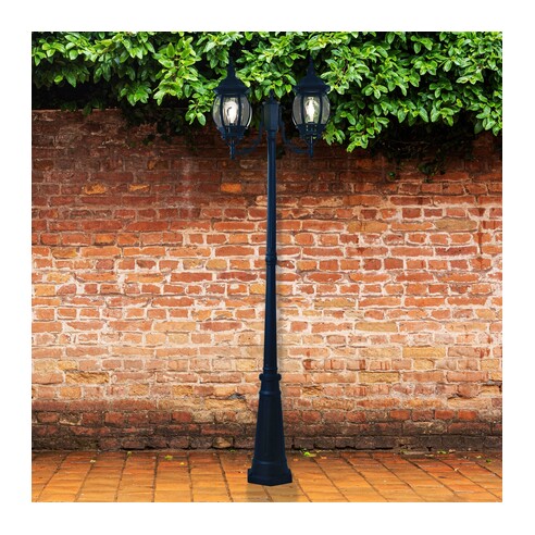 OL7669/2BK - HIGHGATE Twin Black IP44 E27 212cm OL7669/2BK