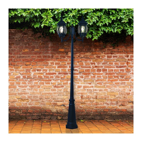 OL7669/2BK - HIGHGATE Twin Black IP44 E27 212cm OL7669/2BK