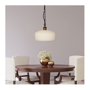 OL62257/27OM - MINKA.27 Black and Antique Brass with Ribbed OL62257/27OM 2