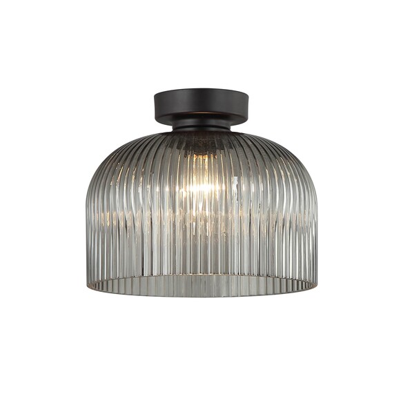 DIYVINTAJ6 - D.I.Y. Dome Ribbed Glass Batten Fix DIYVINTAJ6