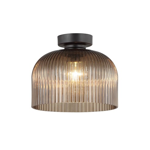 DIYVINTAJ6 - D.I.Y. Dome Ribbed Glass Batten Fix DIYVINTAJ6