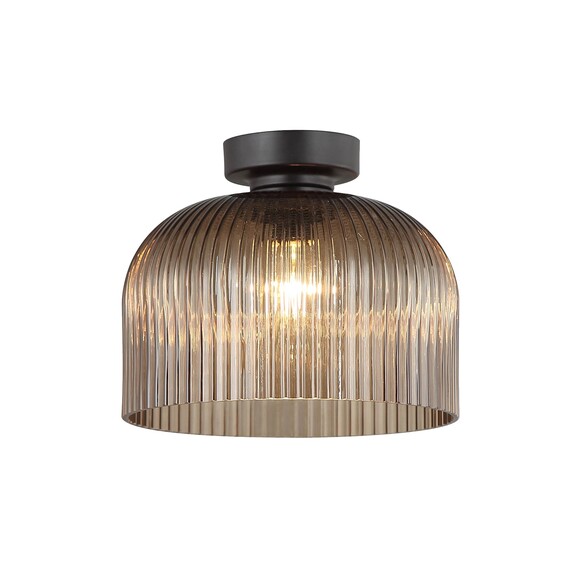 DIYVINTAJ6 - D.I.Y. Dome Ribbed Glass Batten Fix DIYVINTAJ6