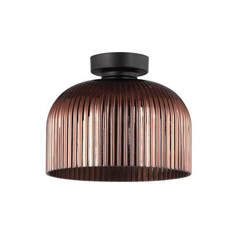 DIYVINTAJ6 - D.I.Y. Dome Ribbed Glass Batten Fix DIYVINTAJ6
