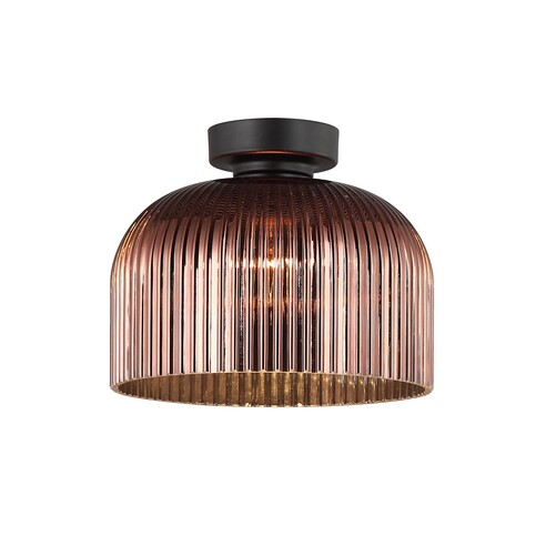 DIYVINTAJ6 - D.I.Y. Dome Ribbed Glass Batten Fix DIYVINTAJ6