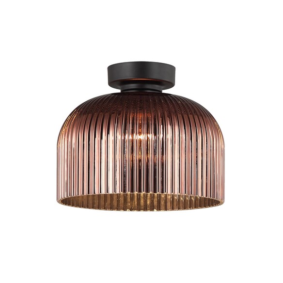 DIYVINTAJ6 - D.I.Y. Dome Ribbed Glass Batten Fix DIYVINTAJ6