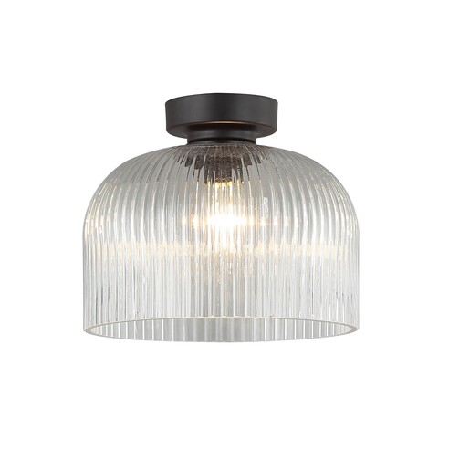 DIYVINTAJ6 - D.I.Y. Dome Ribbed Glass Batten Fix DIYVINTAJ6