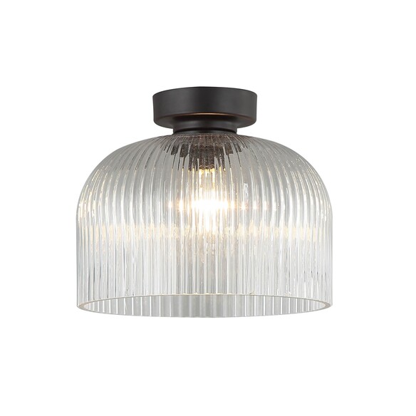 DIYVINTAJ6 - D.I.Y. Dome Ribbed Glass Batten Fix DIYVINTAJ6