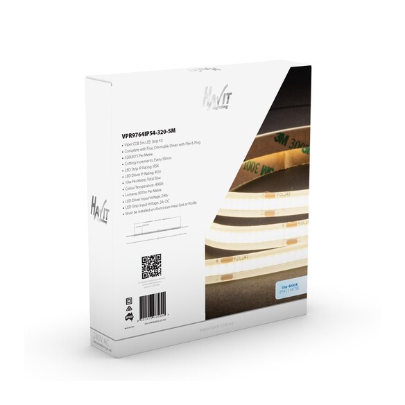 VPR9764IP54-320-5M - Viper COB 10W Per Metre 5m VPR9764IP54-320-5M