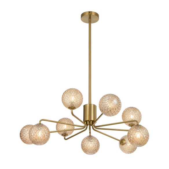 FELTON PE09AGSMT - 9 Light Pendant Antique Gold - FELTON PE09AGSMT