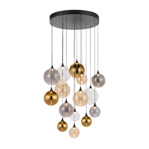 KUPLA PE15-BK - 15 Light PendantKUPLA PE15-BK