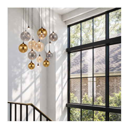 KUPLA PE15-BK - 15 Light PendantKUPLA PE15-BK
