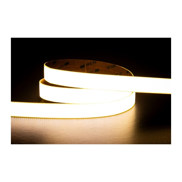 HV9761-IP20-3072-4K-30M - 30W IP20 24v DC COB LED Strip 4000K - 30m Roll