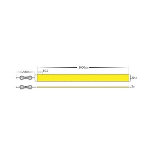 HV9761-IP20-3072-4K-30M - 30W IP20 24v DC COB LED Strip HV9761-IP20-3072-4K-30M 2