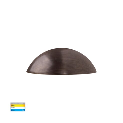 HV3252T-AB-12V - Curva Antique Brass LED Step HV3252T-AB-12V