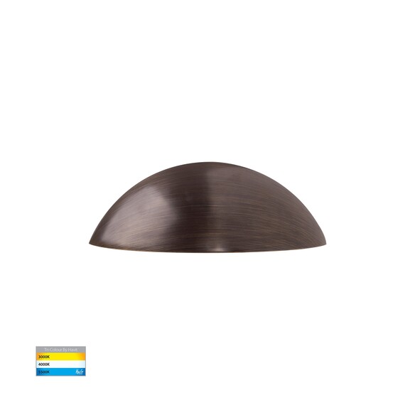 HV3252T-AB-12V - Curva Antique Brass LED Step Light