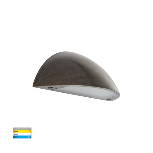 HV3252T-AB-12V - Curva Antique Brass LED Step HV3252T-AB-12V