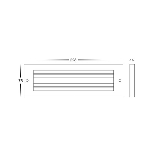 HV3296T-BR-12V - Ardam Solid Brass LED Step LightHV3296T-BR-12V