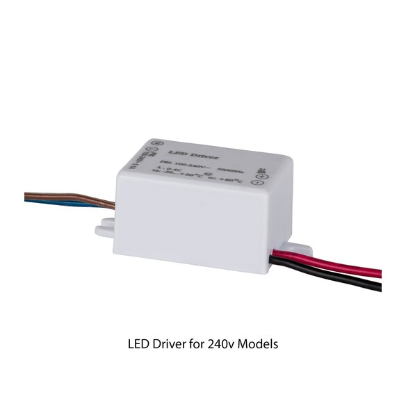 HV3105T-WHT-240V - Paso White Recessed LED Step HV3105T-WHT-240V