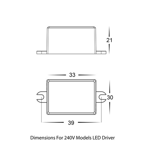HV3105T-WHT-240V - Paso White Recessed LED Step HV3105T-WHT-240V