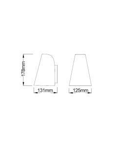 TORQUE2 - TORQUE Exterior Cone Shape Surface Mounted Wall TORQUE2 2