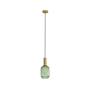 OL63751/13GN - LUXE.130 Single Black and Satin Brass with OL63751/13GN