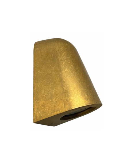 TORQUE3 - TORQUE Exterior GU10/MR16 Antique Brass Surface Mounted Cone Wall Lights IP65