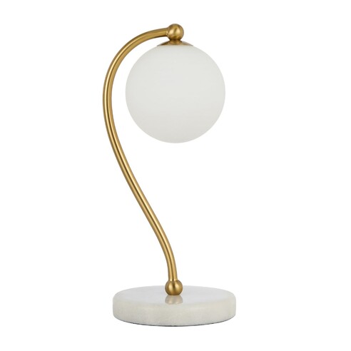 FELTON TL-WHMCLP - Table Lamp White Marble - FELTON TL-WHMCLP