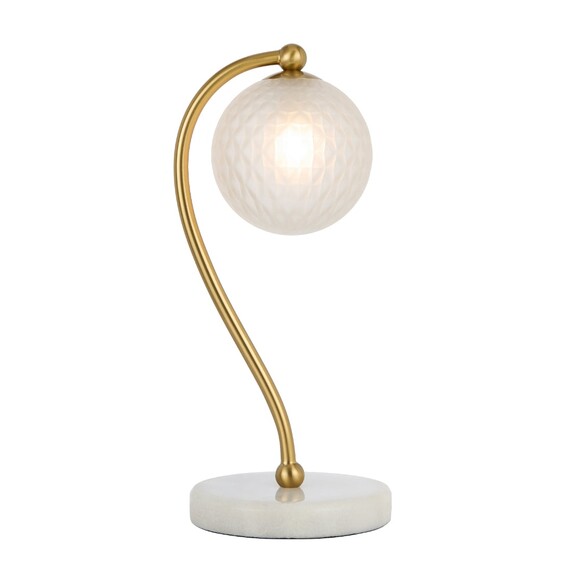 FELTON TL-WHMCLP - Table Lamp White Marble - FELTON TL-WHMCLP