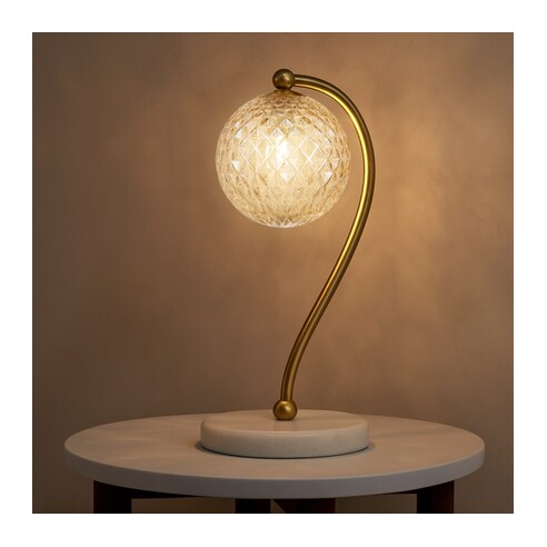 FELTON TL-WHMCLP - Table Lamp White Marble - FELTON TL-WHMCLP