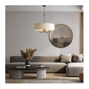 SHIRON PE6-BRSIV - 6 Light Pendant - BrassSHIRON PE6-BRSIV 2