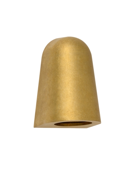 TORQUE4 - TORQUE Exterior GU10/MR16 Antique Brass Surface Mounted Cone Wall Lights IP65
