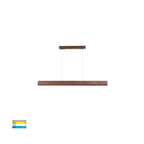 HV6013T - Opex Walnut Timber 1200mm Linear PendantHV6013T