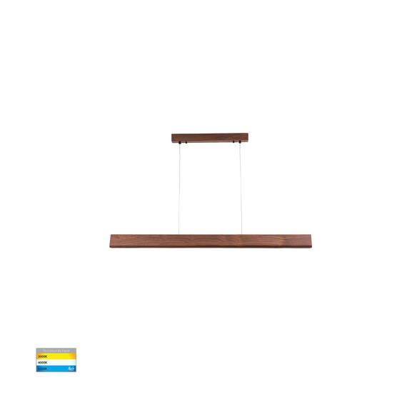 HV6013T - Opex Walnut Timber 1200mm Linear PendantHV6013T