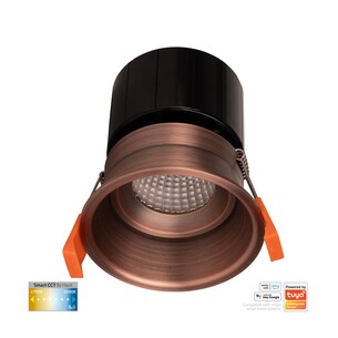 HV5513CCT-AB - Prime Antique Brass Fixed Deep CCT WIFI LED HV5513CCT-AB