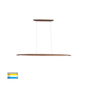 HV6010T - Noce Walnut Timber 1300mm Linear PendantHV6010T