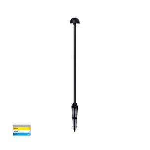 HV1513T-BLK-24V - Madna Aluminium Black LED Bollard Spike HV1513T-BLK-24V