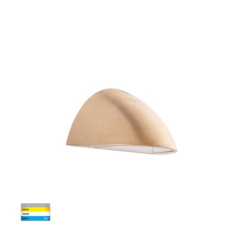HV3251T-BR-12V - Curva Solid Brass LED Step LightHV3251T-BR-12V