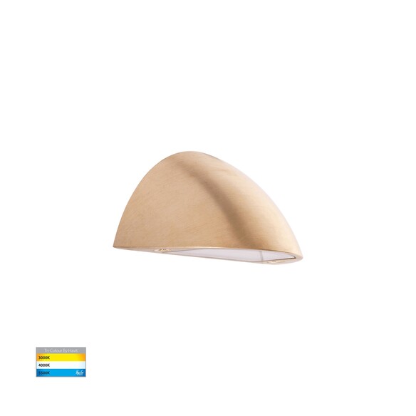 HV3251T-BR-12V - Curva Solid Brass LED Step LightHV3251T-BR-12V