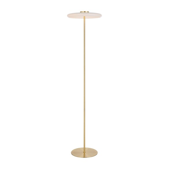 AMITY FL35-BRSOP - Floor Lamp - Opal