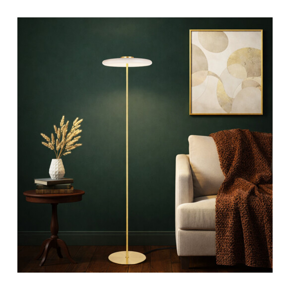 AMITY FL35-BRSOP - Floor Lamp - OpalAMITY FL35-BRSOP