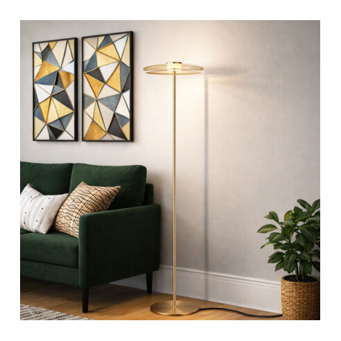 AMITY FL35-BRSOP - Floor Lamp - OpalAMITY FL35-BRSOP